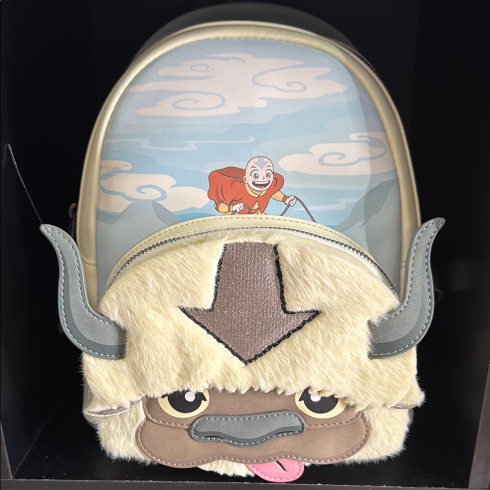 Loungefly Avatar Backpack with Cream and Gray Accents